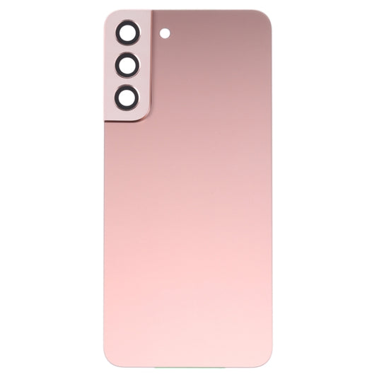 For Samsung Galaxy S22+ 5G SM-S906B Battery Back Cover with Camera Lens Cover (Pink) - by buy2fix | Online Shopping UK | buy2fix