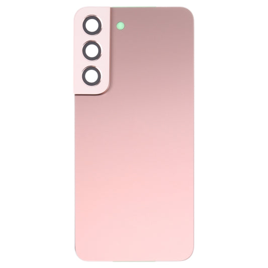 For Samsung Galaxy S22 5G SM-S901B Battery Back Cover with Camera Lens Cover (Pink) - by buy2fix | Online Shopping UK | buy2fix