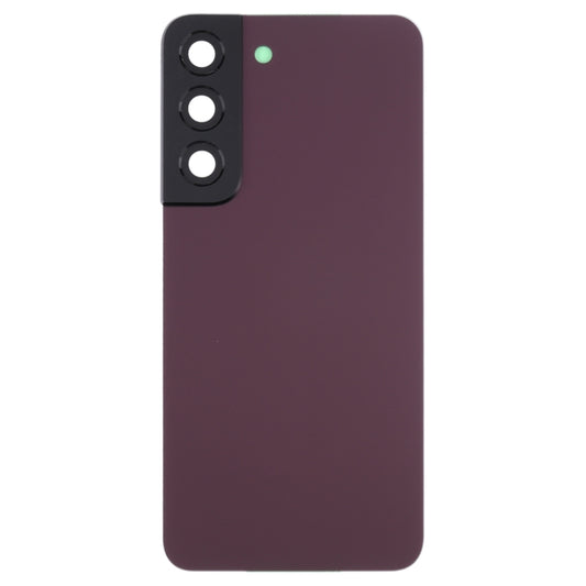 For Samsung Galaxy S22 5G SM-S901B Battery Back Cover with Camera Lens Cover (Purple) - by buy2fix | Online Shopping UK | buy2fix
