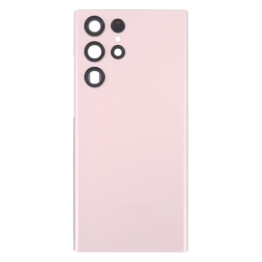 For Samsung Galaxy S22 Ultra 5G SM-S908B Battery Back Cover with Camera Lens Cover (Gold) - by buy2fix | Online Shopping UK | buy2fix