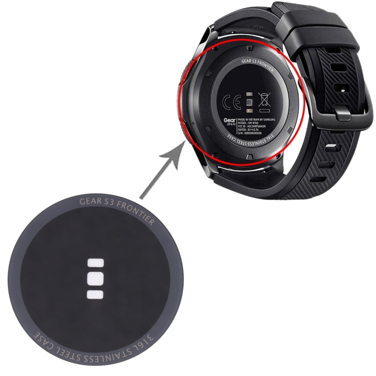 Back Glass Lens For Samsung Gear S3 Frontier SM-R760 - Other Parts by buy2fix | Online Shopping UK | buy2fix