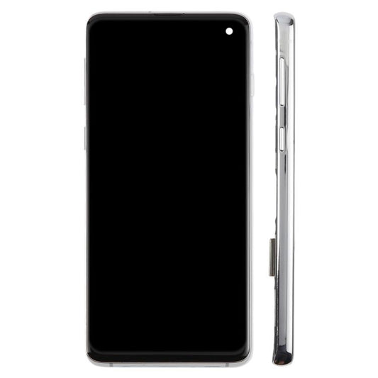 For Samsung Galaxy S10 4G SM-G973F 6.05 inch TFT LCD Screen Digitizer Full Assembly with Frame, Not Supporting Fingerprint Identification(Silver) - LCD Screen by buy2fix | Online Shopping UK | buy2fix