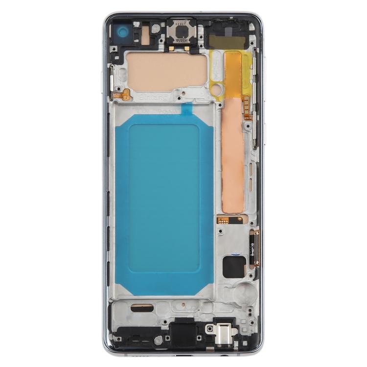 For Samsung Galaxy S10 4G SM-G973F 6.05 inch TFT LCD Screen Digitizer Full Assembly with Frame, Not Supporting Fingerprint Identification(Silver) - LCD Screen by buy2fix | Online Shopping UK | buy2fix
