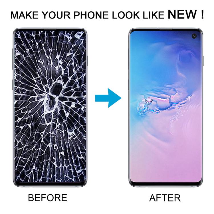 For Samsung Galaxy S10 4G SM-G973F 6.05 inch TFT LCD Screen Digitizer Full Assembly with Frame, Not Supporting Fingerprint Identification(Silver) - LCD Screen by buy2fix | Online Shopping UK | buy2fix
