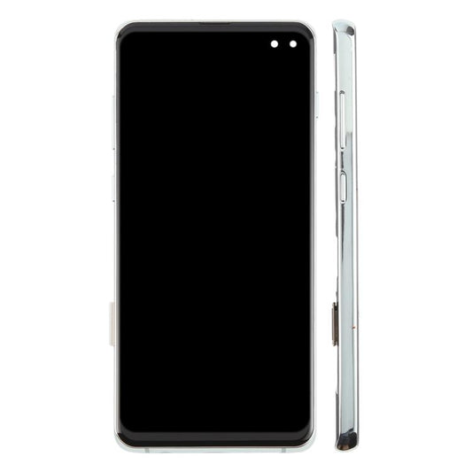 For Samsung Galaxy S10+ SM-G975F 6.38 inch TFT LCD Screen Digitizer Full Assembly with Frame, Not Supporting Fingerprint Identification(Green) - LCD Screen by buy2fix | Online Shopping UK | buy2fix
