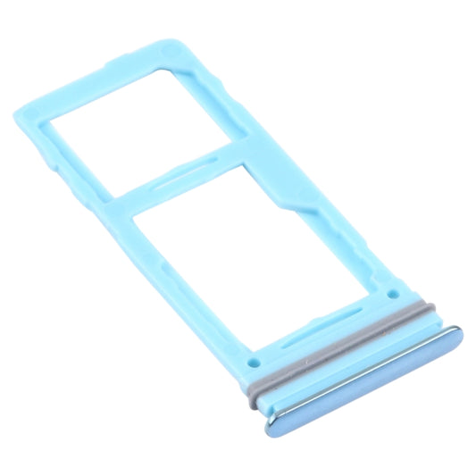 For Samsung Galaxy A72 SM-A725 SIM Card Tray + SIM Card Tray / Micro SD Card Tray (Blue) - Card Tray by buy2fix | Online Shopping UK | buy2fix
