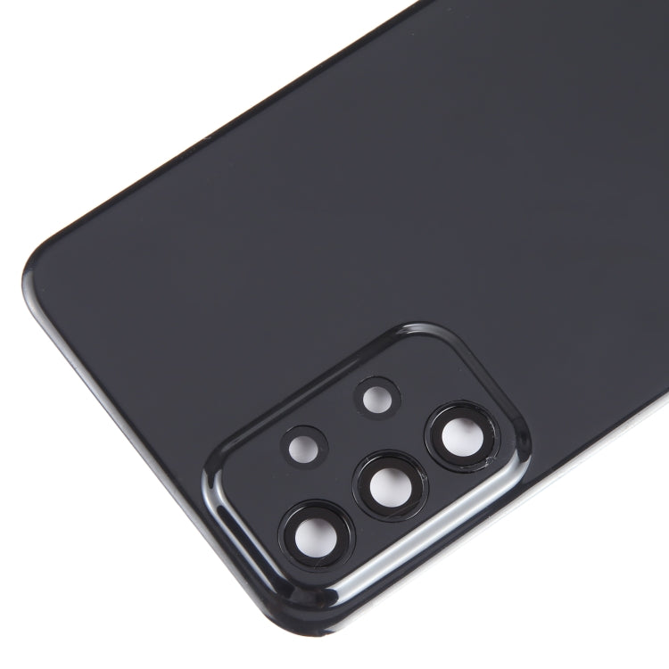 For Samsung Galaxy A23 5G SM-A236A Original Battery Back Cover with Camera Lens Cover(Black) - Camera Series by buy2fix | Online Shopping UK | buy2fix