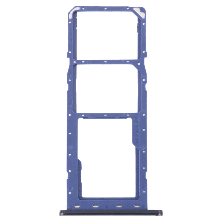 For Samsung Galaxy M04 SM-M045F Original SIM Card Tray + SIM Card Tray + Micro SD Card Tray (Blue) - Card Tray by buy2fix | Online Shopping UK | buy2fix