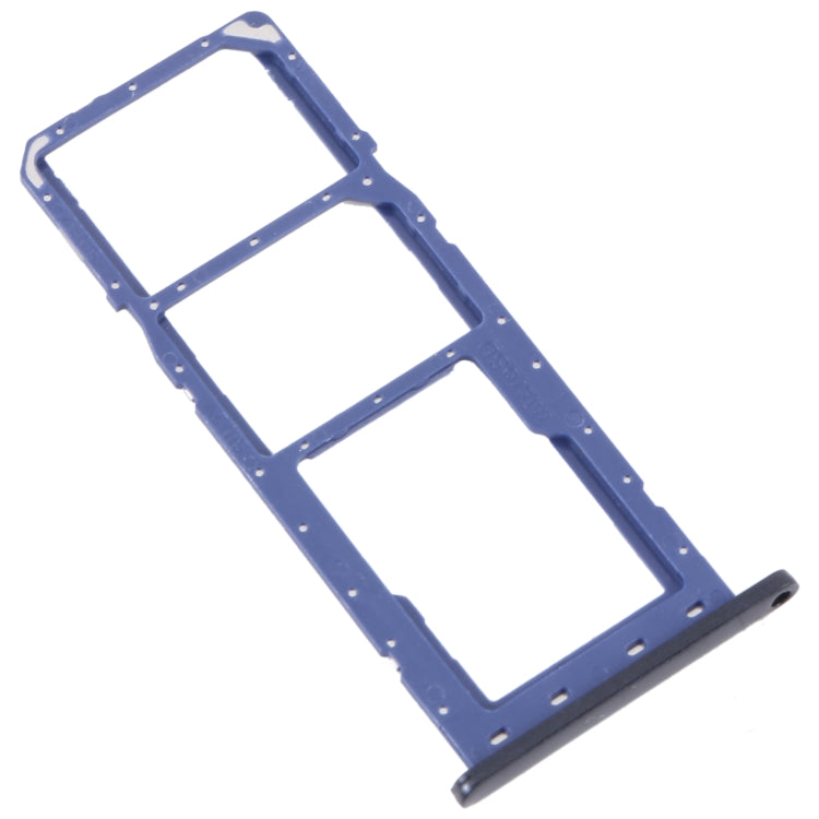 For Samsung Galaxy M04 SM-M045F Original SIM Card Tray + SIM Card Tray + Micro SD Card Tray (Blue) - Card Tray by buy2fix | Online Shopping UK | buy2fix