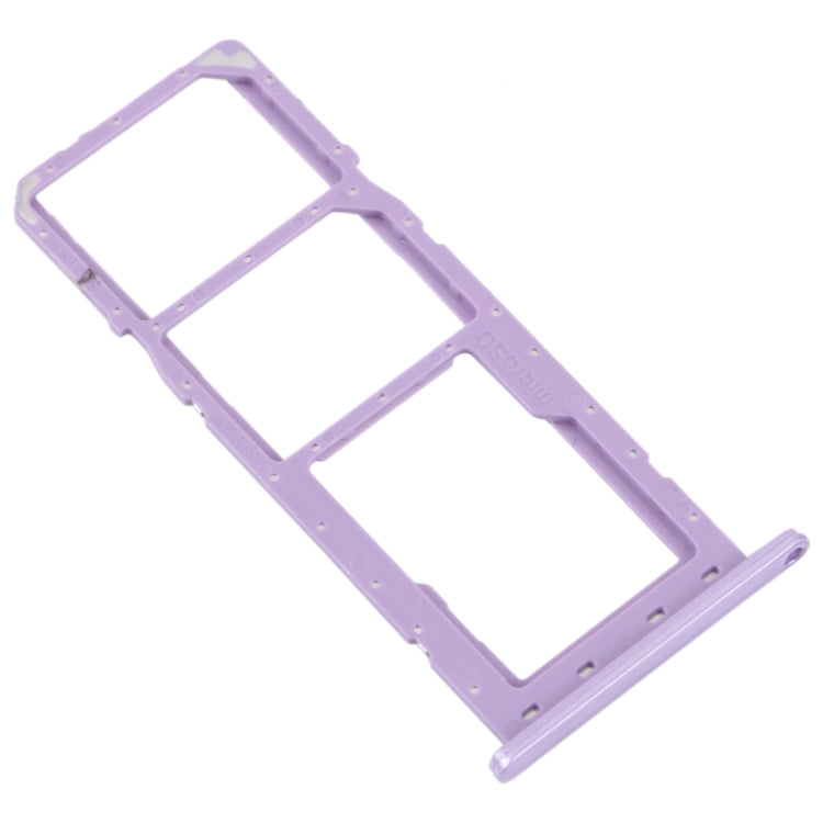 For Samsung Galaxy M04 SM-M045F Original SIM Card Tray + SIM Card Tray + Micro SD Card Tray (Purple) - Card Tray by buy2fix | Online Shopping UK | buy2fix