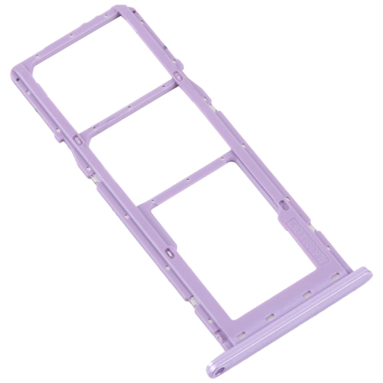 For Samsung Galaxy M04 SM-M045F Original SIM Card Tray + SIM Card Tray + Micro SD Card Tray (Purple) - Card Tray by buy2fix | Online Shopping UK | buy2fix