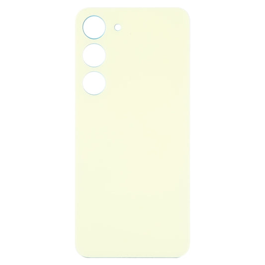 For Samsung Galaxy S23 SM-S911B OEM Glass Battery Back Cover(Yellow) - by buy2fix | Online Shopping UK | buy2fix