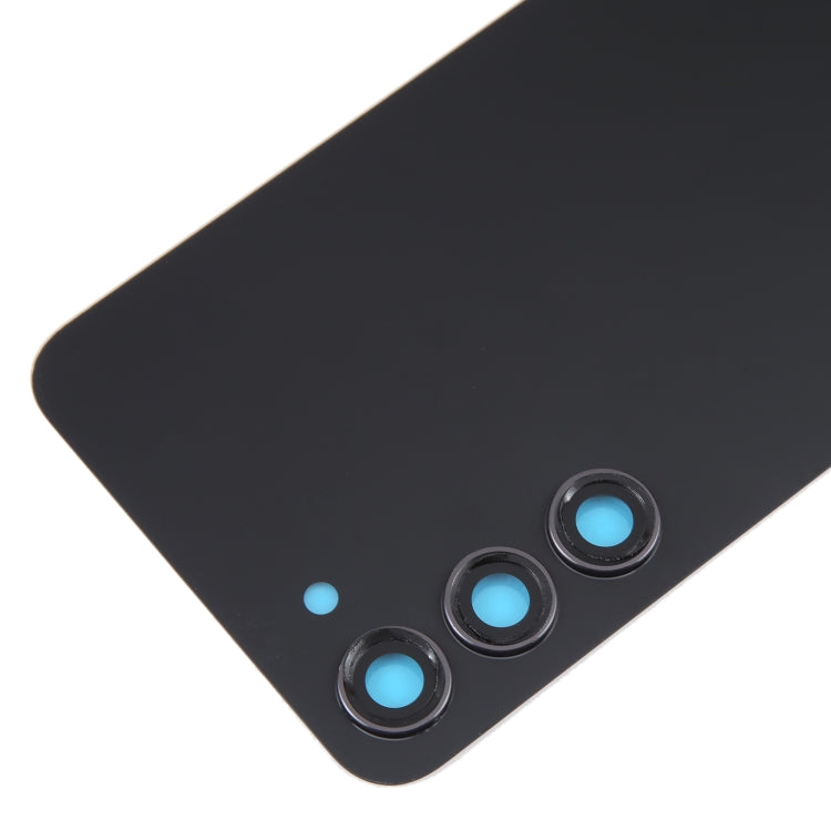 For Samsung Galaxy S23+ SM-S916B OEM Glass Battery Back Cover with Camera Lens Cover(Black) - by buy2fix | Online Shopping UK | buy2fix