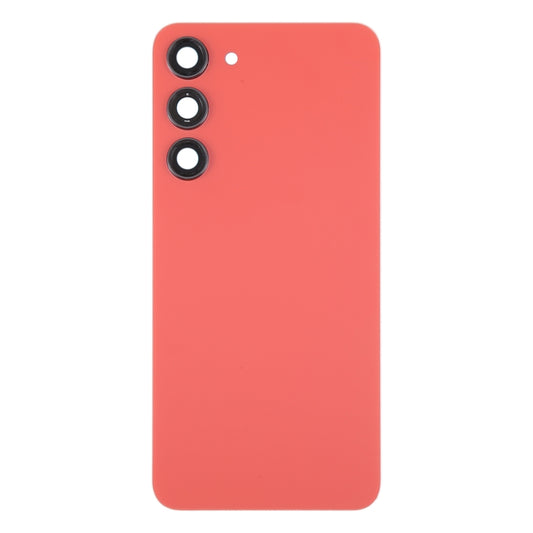 For Samsung Galaxy S23+ SM-S916B OEM Glass Battery Back Cover with Camera Lens Cover(Red) - by buy2fix | Online Shopping UK | buy2fix