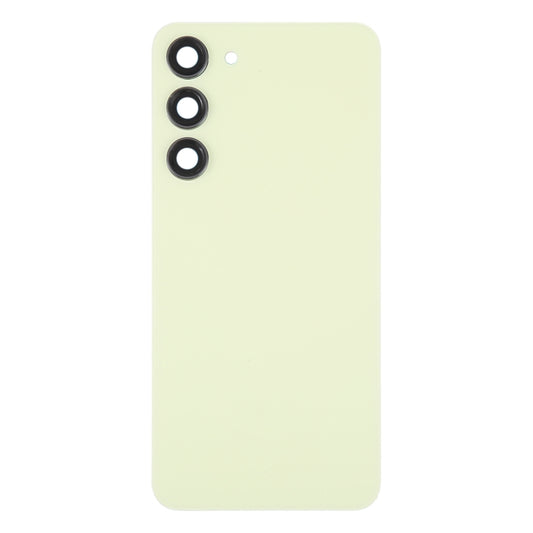 For Samsung Galaxy S23+ SM-S916B OEM Glass Battery Back Cover with Camera Lens Cover(Yellow) - by buy2fix | Online Shopping UK | buy2fix