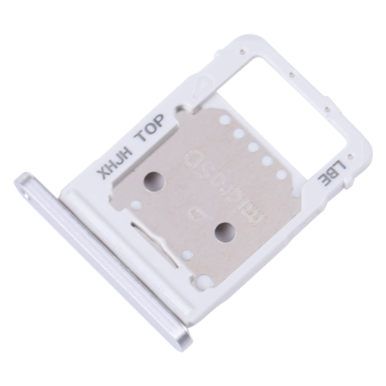 For Samsung Galaxy Tab S8+ SM-X800 Original SIM Card Tray + Micro SD Card Tray (Silver) - Card Tray by buy2fix | Online Shopping UK | buy2fix