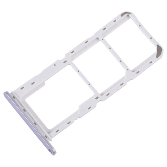 For Samsung Galaxy A14 4G SM-A145P Original SIM Card Tray + SIM Card Tray + Micro SD Card Tray (Silver) - Card Tray by buy2fix | Online Shopping UK | buy2fix