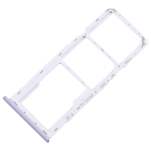 For Samsung Galaxy A22 5G SM-A226B Original SIM Card Tray + SIM Card Tray + Micro SD Card Tray (Purple) - Card Tray by buy2fix | Online Shopping UK | buy2fix