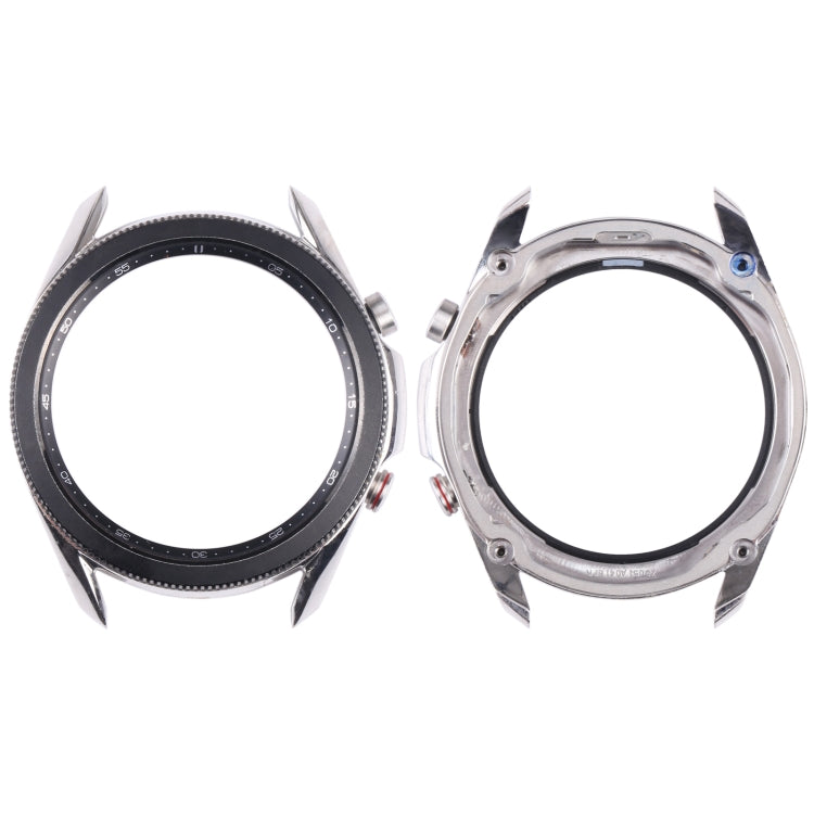Original LCD Screen Frame Bezel Plate For Samsung Galaxy Watch 3 45mm SM-R840 (Silver) - Middle Frame by buy2fix | Online Shopping UK | buy2fix