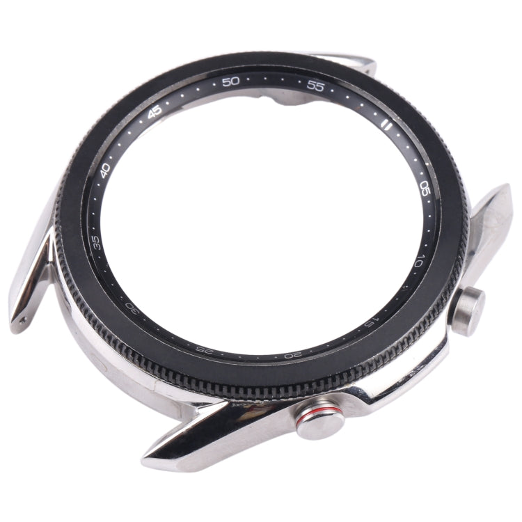 Original LCD Screen Frame Bezel Plate For Samsung Galaxy Watch 3 45mm SM-R840 (Silver) - Middle Frame by buy2fix | Online Shopping UK | buy2fix