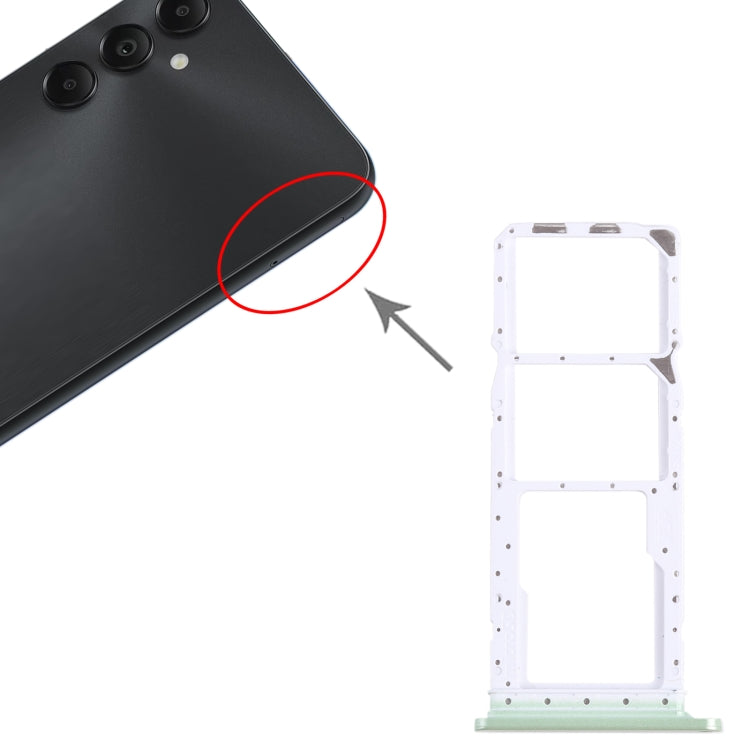 For Samsung Galaxy A05s SM-A057 Original SIM + SIM Card Tray + Micro SD Card Tray (Green) - Card Tray by buy2fix | Online Shopping UK | buy2fix