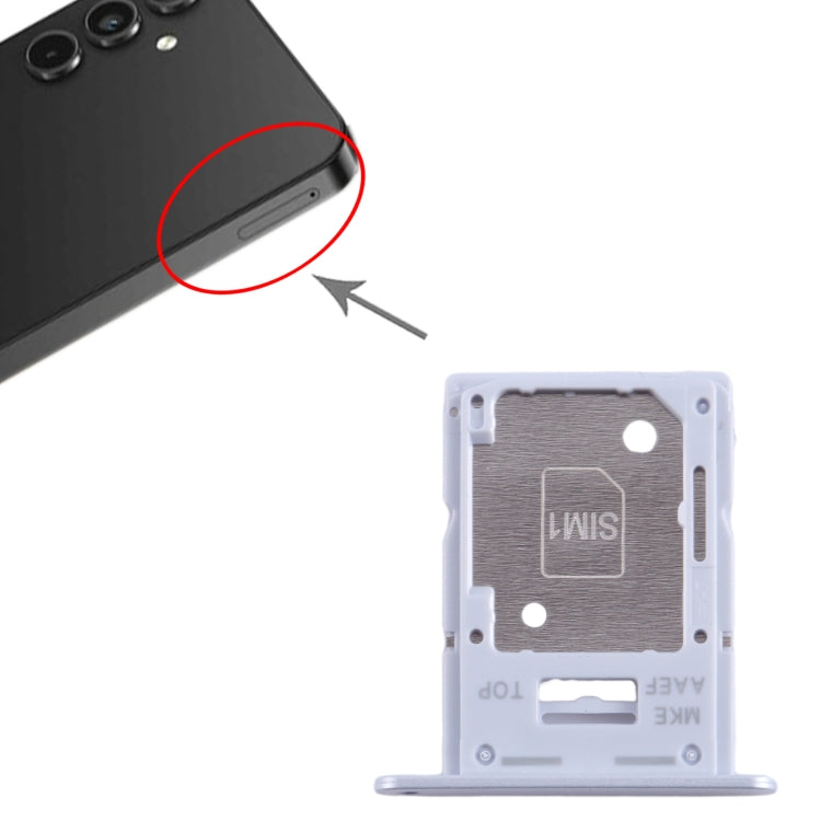 For Samsung Galaxy A15 5G SM-A156B SIM + SIM / Micro SD Card Tray (Purple) - Card Tray by buy2fix | Online Shopping UK | buy2fix