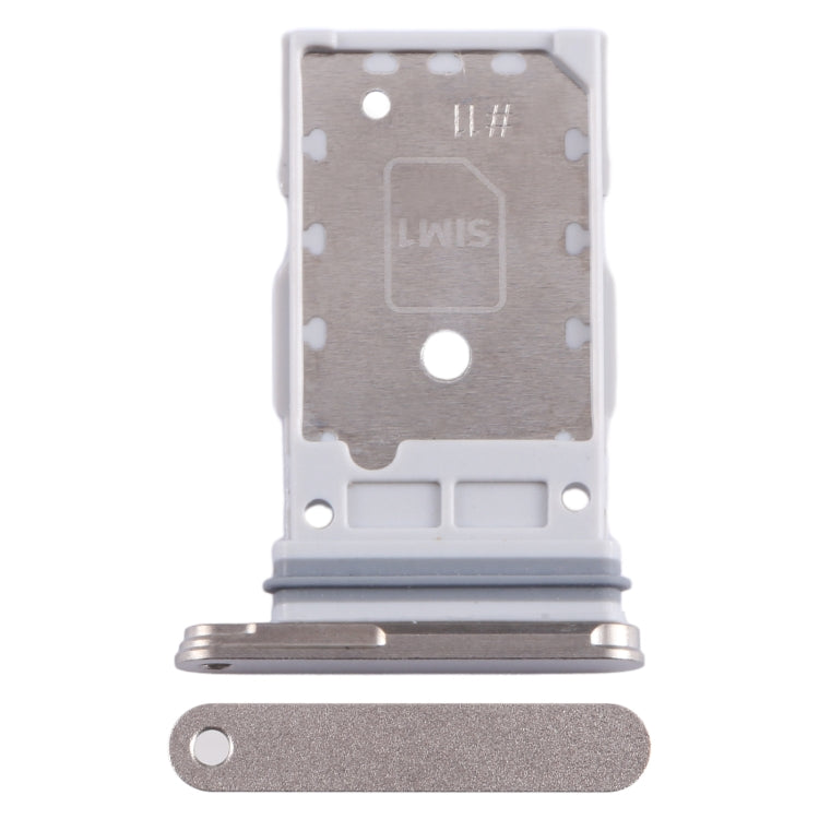 For Samsung Galaxy S24 Ultra 5G SM-S928B Original SIM + SIM Card Tray (White) - Card Tray by buy2fix | Online Shopping UK | buy2fix