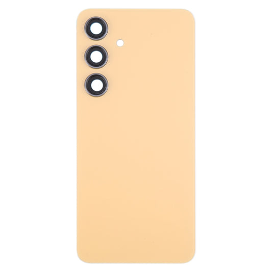 For Samsung Galaxy S24 SM-S921B OEM Battery Back Cover with Camera Lens Cover(Yellow) - by buy2fix | Online Shopping UK | buy2fix