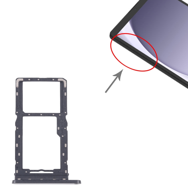 For Samsung Galaxy Tab A9 SM-X115 Original SIM + Micro SD Card Tray (Grey) - Card Tray by buy2fix | Online Shopping UK | buy2fix