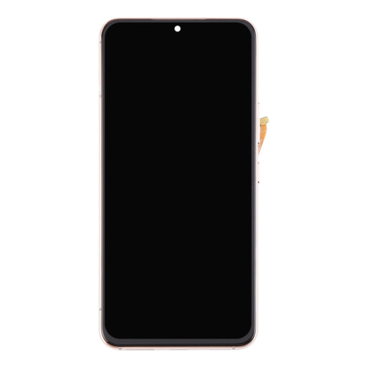 For Samsung Galaxy S22 5G SM-S901B Original LCD Screen Digitizer Full Assembly with Frame (Gold) - by buy2fix | Online Shopping UK | buy2fix