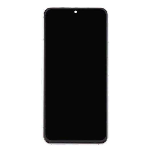 For Samsung Galaxy S22 5G SM-S901B Original LCD Screen Digitizer Full Assembly with Frame (White) - by buy2fix | Online Shopping UK | buy2fix