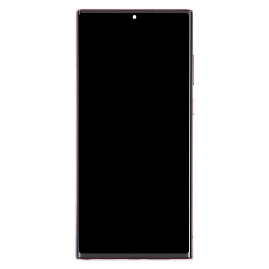 For Samsung Galaxy S22 Ultra 5G SM-S908B Original LCD Screen Digitizer Full Assembly with Frame (Purple) - by buy2fix | Online Shopping UK | buy2fix
