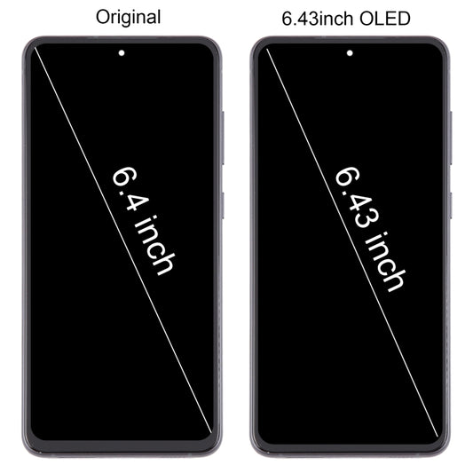 For Samsung Galaxy S21 FE 5G SM-G990B 6.43 inch EU Version OLED LCD Screen Digitizer Full Assembly with Frame (Black) - LCD Screen by buy2fix | Online Shopping UK | buy2fix