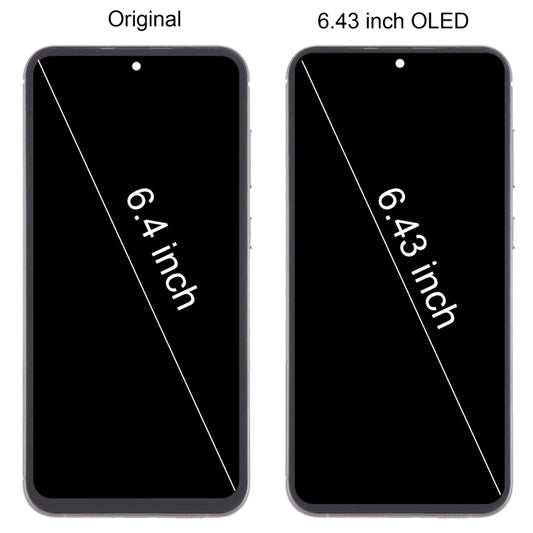 For Samsung Galaxy S23 FE SM-S711B 6.43 inch OLED LCD Screen Digitizer Full Assembly with Frame (Black) - by buy2fix | Online Shopping UK | buy2fix