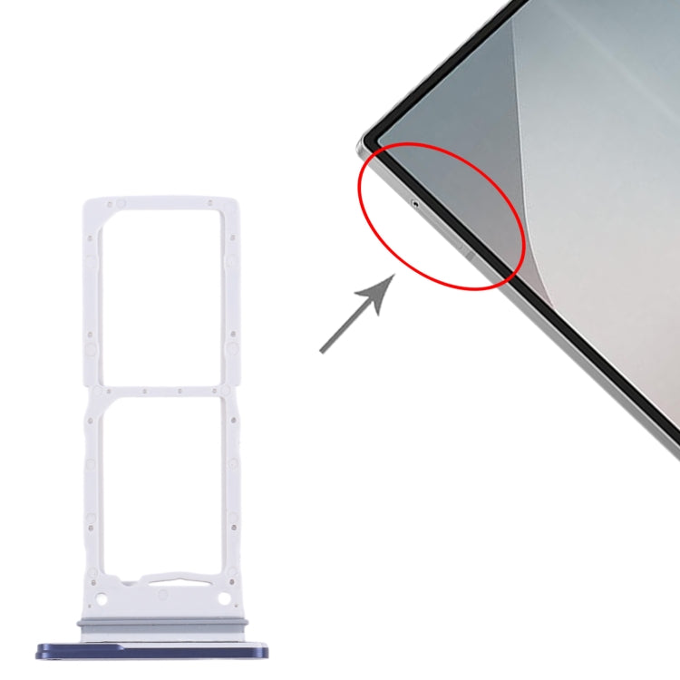 For Samsung Galaxy Z Fold6 SM-F956B Original SIM Card Tray + SIM Card Tray (Blue) - Card Tray by buy2fix | Online Shopping UK | buy2fix