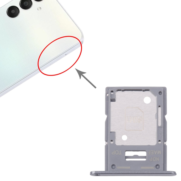 For Samsung Galaxy M15 SM-M156B Original SIM Card Tray + SIM Card Tray / Micro SD Card Tray (Grey) - Card Tray by buy2fix | Online Shopping UK | buy2fix