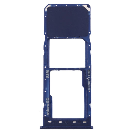 For Galaxy A10 SIM Card Tray + Micro SD Card Tray (Blue) - Card Tray by buy2fix | Online Shopping UK | buy2fix