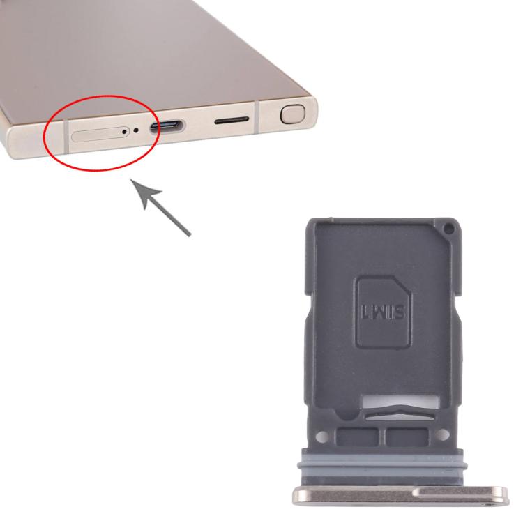 For Samsung Galaxy S25 Ultra SM-S938U US Version Original SIM Card Tray (Gold) - by buy2fix | Online Shopping UK | buy2fix