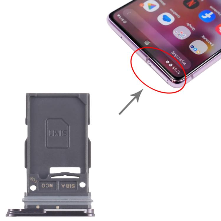 For Samsung Galaxy S24 SM-S921B Original SIM Card Tray (Grey) - by buy2fix | Online Shopping UK | buy2fix
