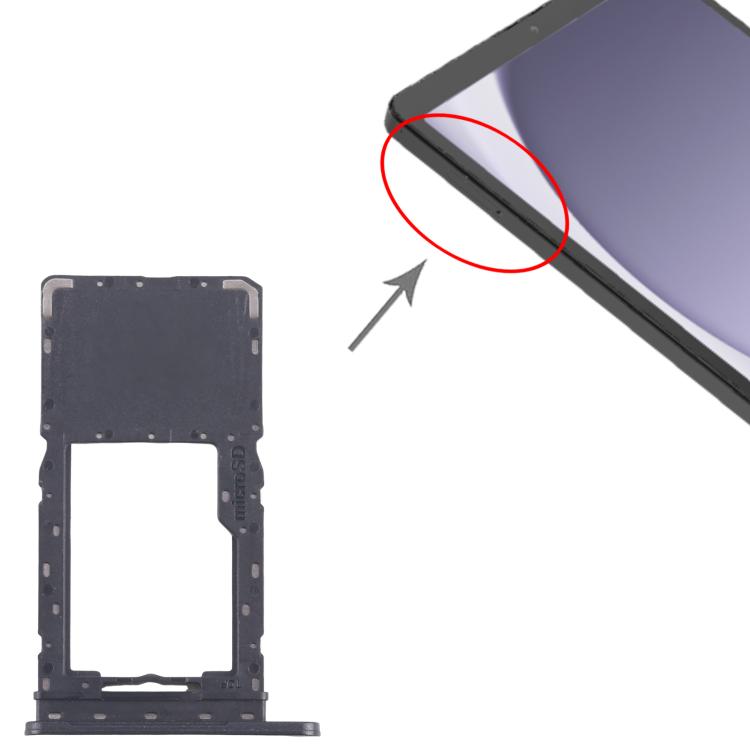 For Samsung Galaxy Tab A9 SM-X110 Micro SD Card Tray (Grey) - Card Tray by buy2fix | Online Shopping UK | buy2fix