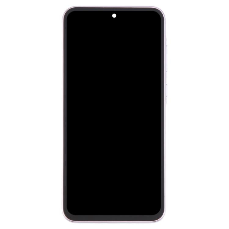 For Samsung Galaxy A35 SM-A356B OLED LCD Screen Digitizer Full Assembly with Frame (Pink) - LCD Screen by buy2fix | Online Shopping UK | buy2fix