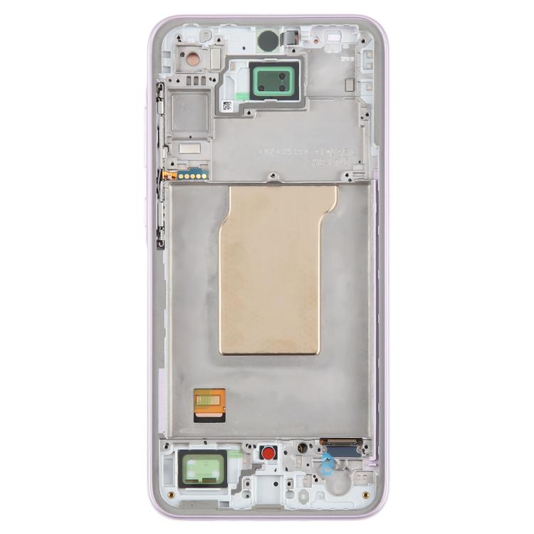 For Samsung Galaxy A35 SM-A356B OLED LCD Screen Digitizer Full Assembly with Frame (Pink) - LCD Screen by buy2fix | Online Shopping UK | buy2fix