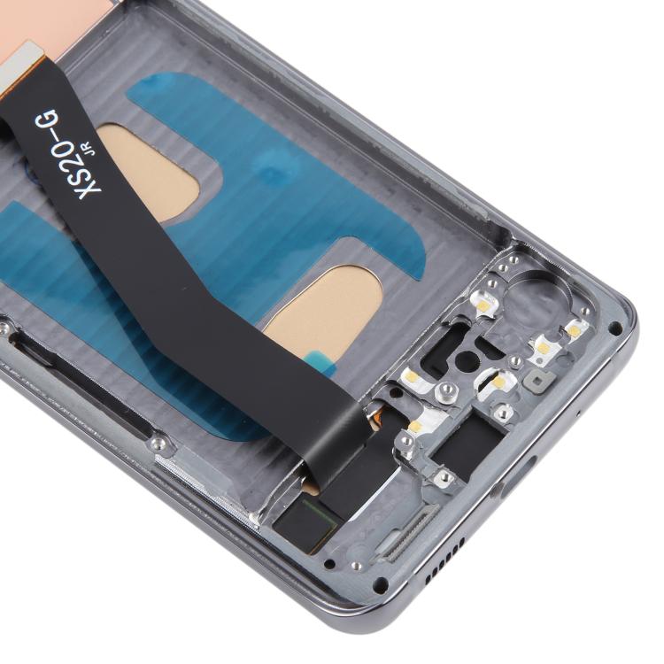 For Samsung Galaxy S20 5G SM-G981B TFT LCD Screen Digitizer Full Assembly with Frame (Grey) - LCD Screen by buy2fix | Online Shopping UK | buy2fix