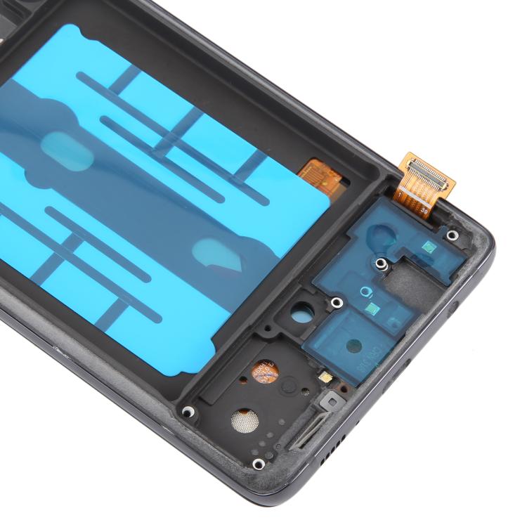 For Samsung Galaxy A51 5G SM-A516 6.43 inch OLED LCD Screen Digitizer Full Assembly with Frame (Black) - LCD Screen by buy2fix | Online Shopping UK | buy2fix