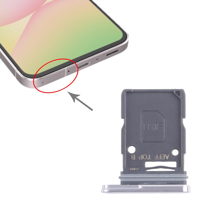 For Samsung Galaxy A56 SM-A566U Original SIM Card Tray (Silver) - Card Tray by buy2fix | Online Shopping UK | buy2fix