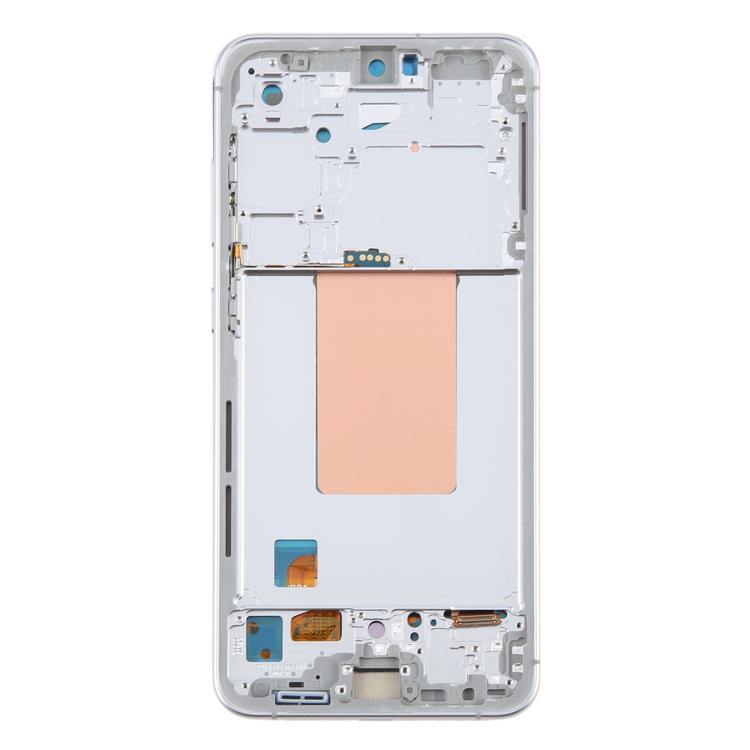 For Samsung Galaxy S24 FE SM-S721B OLED LCD Screen Digitizer Full Assembly with Frame (Silver) - by buy2fix | Online Shopping UK | buy2fix