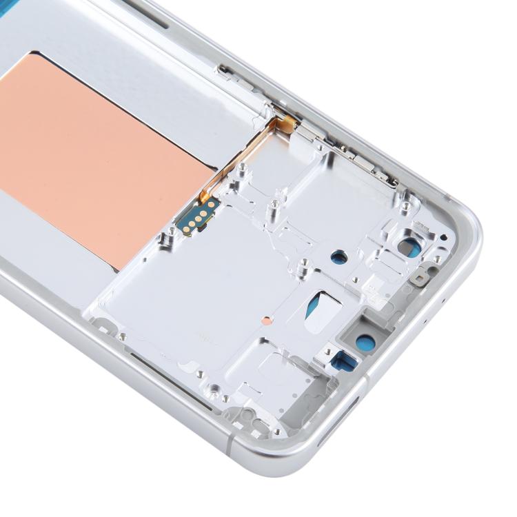 For Samsung Galaxy S24 FE SM-S721B OLED LCD Screen Digitizer Full Assembly with Frame (Silver) - by buy2fix | Online Shopping UK | buy2fix