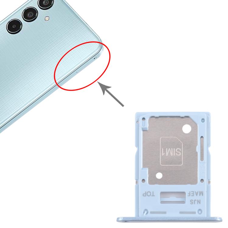 For Samsung Galaxy M35 5G SM-M356B 10pcs Original SIM + SIM / Micro SD Card Tray (Blue) - Card Tray by buy2fix | Online Shopping UK | buy2fix