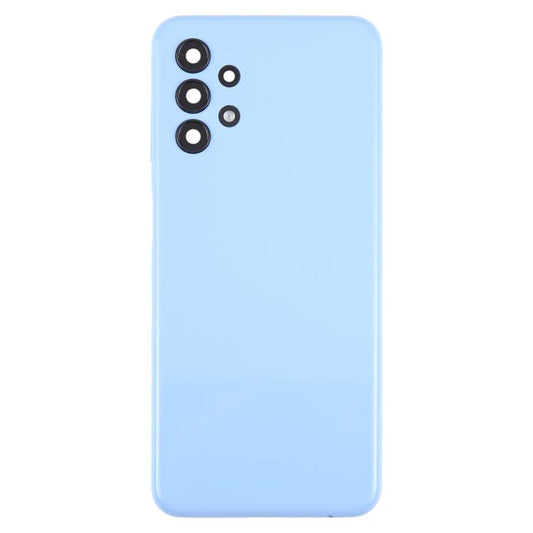 For Samsung Galaxy A13 SM-A135F Back Cover with Camera Lens Cover(Blue) - Back Cover by buy2fix | Online Shopping UK | buy2fix