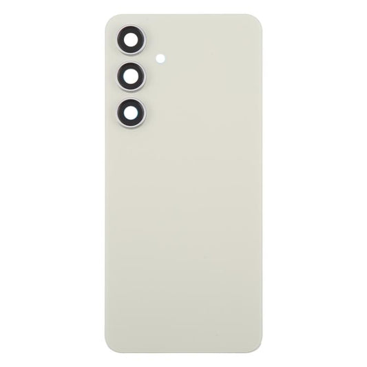 For Samsung Galaxy S24 FE SM-S721B OEM Back Cover with Camera Lens Cover(Light Yellow) - by buy2fix | Online Shopping UK | buy2fix